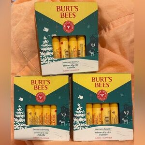 3 Sets Of BURTS BEES Lip Balm “Beeswax Bounty” Classic 4-Packs  0.15 Oz Each